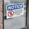Signmission Do Not Enter Without Permit And Escort OSHA Notice Sign, Vinyl Decal, 10in W x 7in L, 2PK OS-2PACK-NS-D-710-L-15450 - alternate 3
